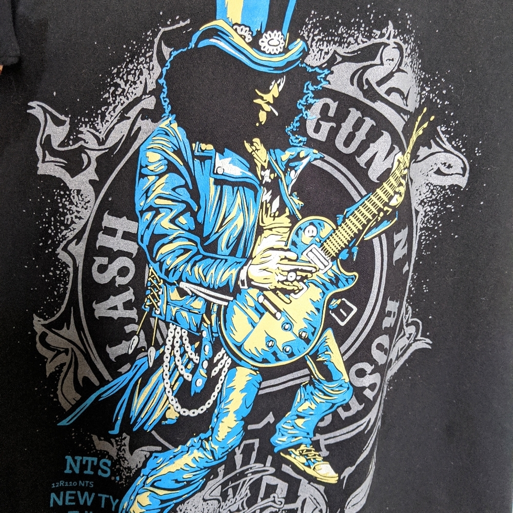 Slash Guns n Roses Tshirt Rock n Roll Rare Find SM